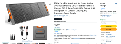 Screenshot 2026-03-18 at 10-49-19 Amazon.com 200W Portable Solar Panel for Power Station 24% H...png